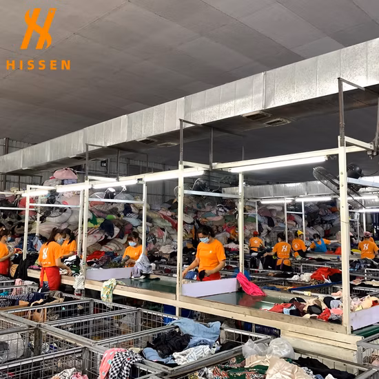 Usine directe de gros prix le moins cher vêtements d'occasion d'occasion