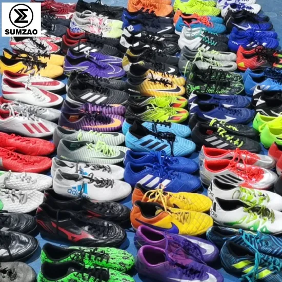 Chaussures de marque d'occasion importées, chaussures de marque de Football, chaussures d'occasion originales
